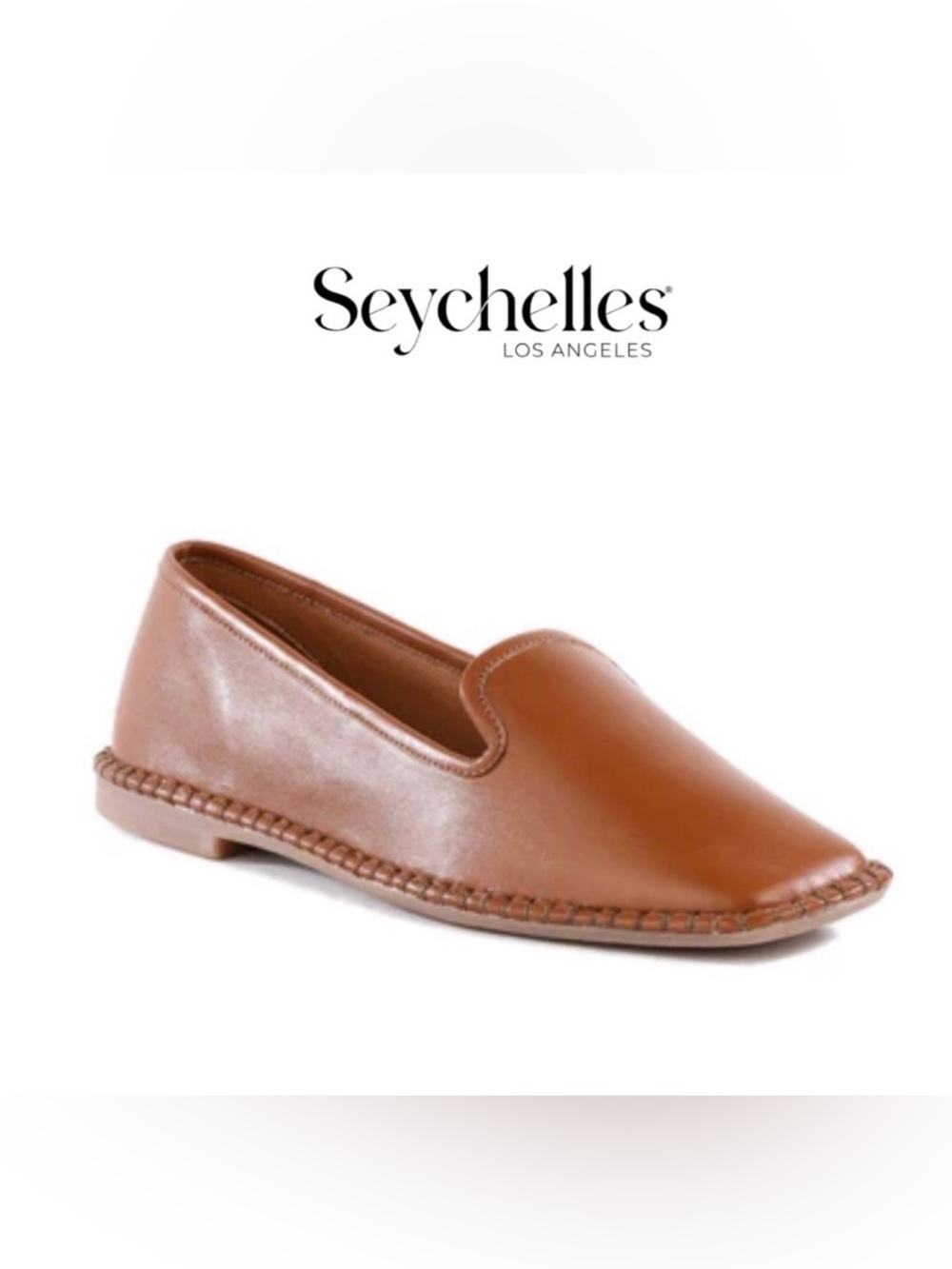 Seychelles Kap Leather Flat in Tan